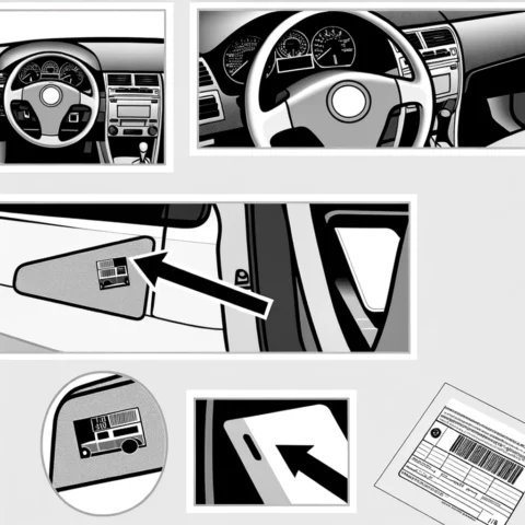 vehicle identification number location